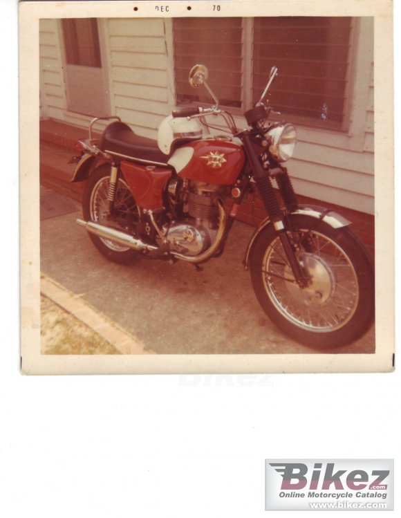 1970 bsa b 44 shooting star photo